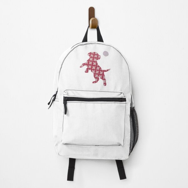 Item preview, Jumping Puppy, Dark and Light Pink - Silhouette Collection designed and sold by CuratedDesignCa.