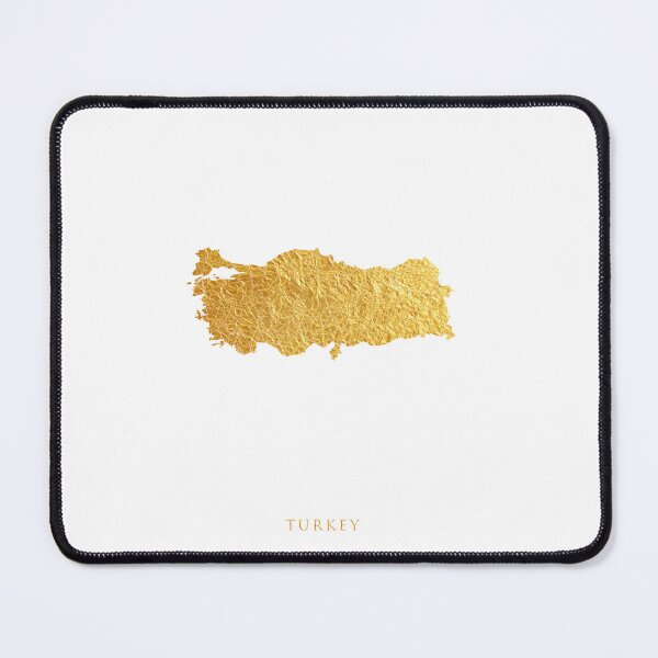 Item preview, Turkey Gold Map designed and sold by ArtPrints.