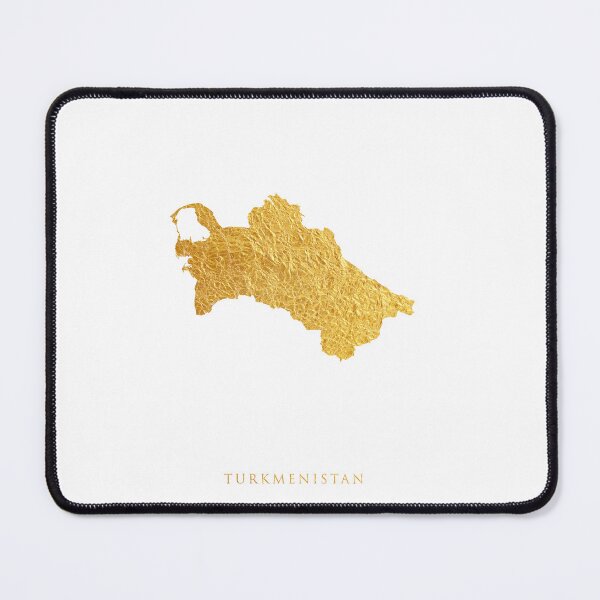 Item preview, Turkmenistan Gold Map designed and sold by ArtPrints.