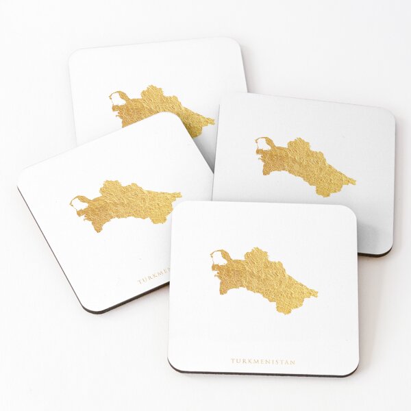 Item preview, Turkmenistan Gold Map designed and sold by ArtPrints.