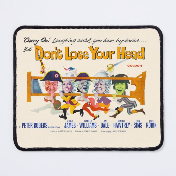 Item preview, Vintage 60s Style CARRY ON Poster Art - Carry On Don't Lose Your Head designed and sold by Michaelofthe80s.