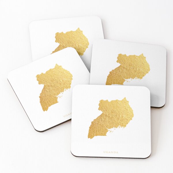 Item preview, Uganda Gold Map designed and sold by ArtPrints.