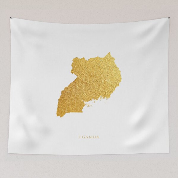 Item preview, Uganda Gold Map designed and sold by ArtPrints.