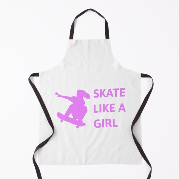 Item preview, Skate Like A Girl! Pink Girl Skateboard designed and sold by PMCreative.