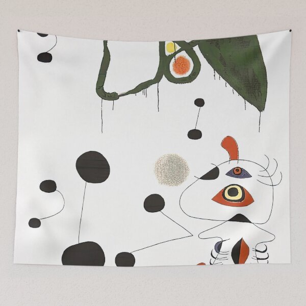 Item preview, artist joan miro, joan miro art, joan miro paintings, joan miro works of art, joan miró artwork designed and sold by rosa-reid.