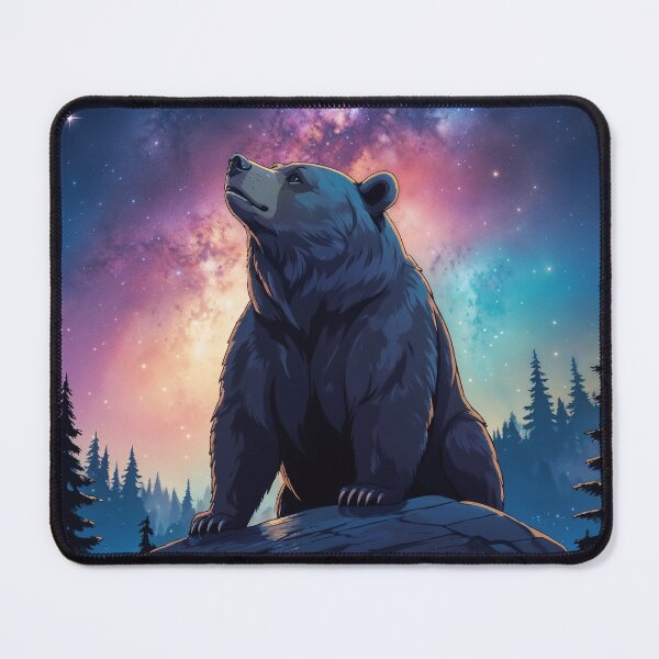 Item preview, Bear inspired watching the night sky designed and sold by CreativPurpose.