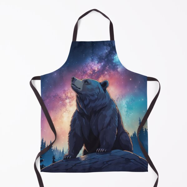 Item preview, Bear inspired watching the night sky designed and sold by CreativPurpose.