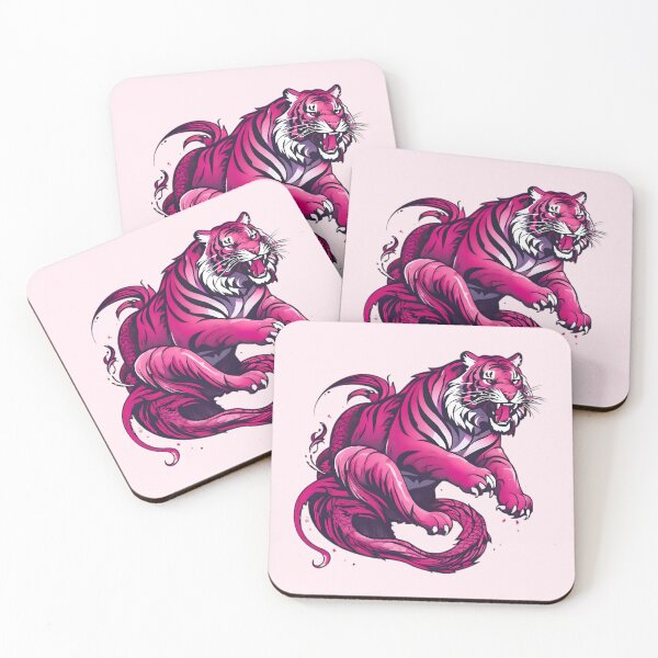 Item preview, Hot Pink Tiger Dragon Mythical Creature designed and sold by kathrynchill.