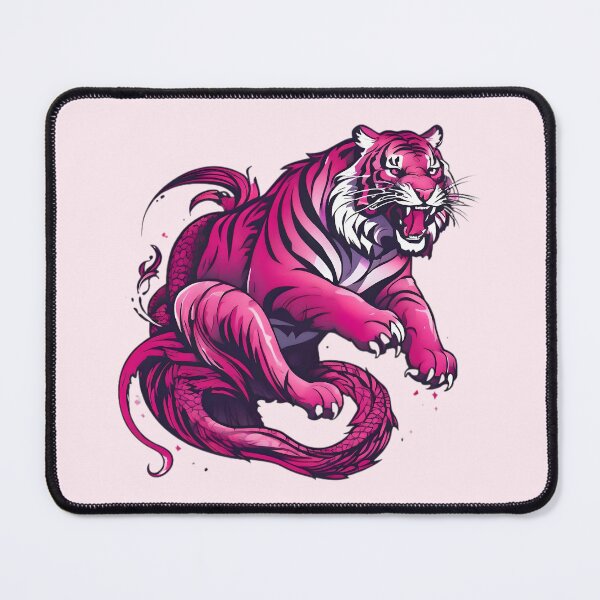 Item preview, Hot Pink Tiger Dragon Mythical Creature designed and sold by kathrynchill.