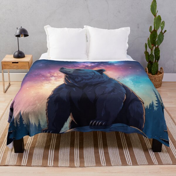 Item preview, Bear inspired watching the night sky designed and sold by CreativPurpose.