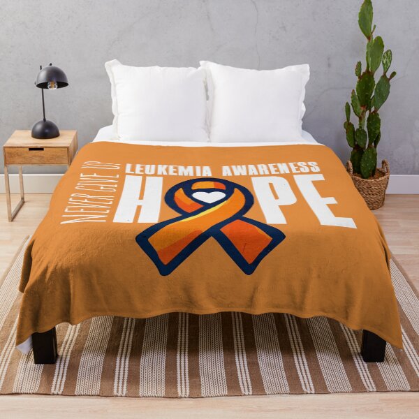 Item preview, Esperanza de concientización sobre la leucemia, apoyo de la cinta naranja, perfecto para campañas de concientización, idea de regalo inspiradora designed and sold by Sir Meow Meow.