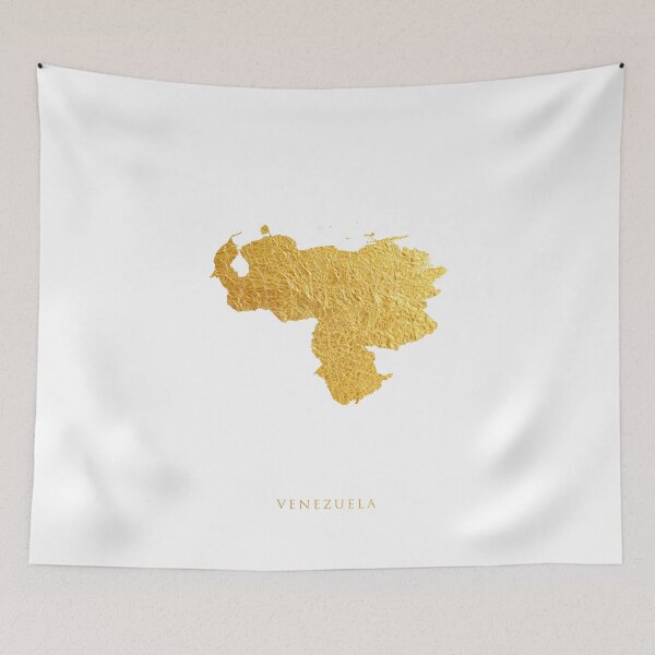 Item preview, Venezuela Gold Map designed and sold by ArtPrints.