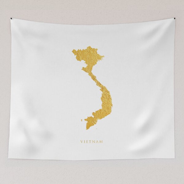 Item preview, Vietnam Gold Map designed and sold by ArtPrints.