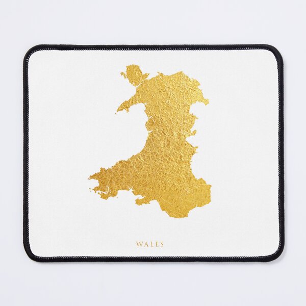Item preview, Wales Gold Map designed and sold by ArtPrints.