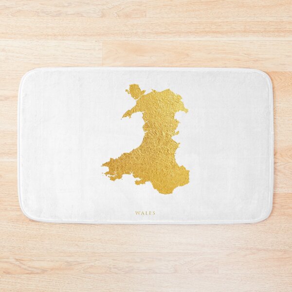 Item preview, Wales Gold Map designed and sold by ArtPrints.