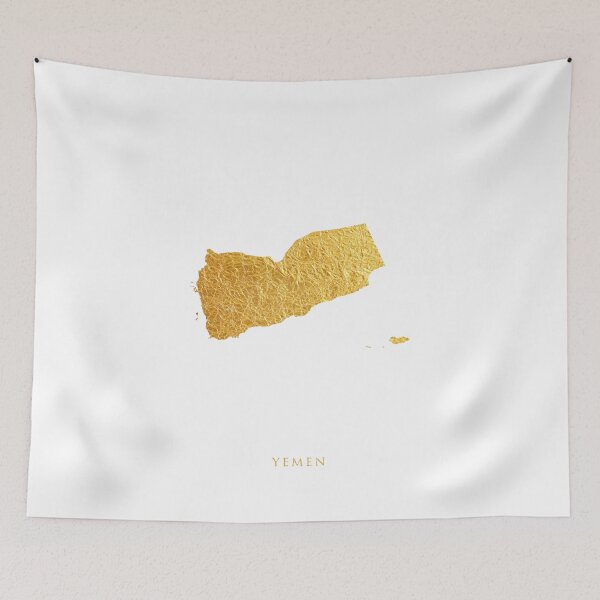 Item preview, Yemen Gold Map designed and sold by ArtPrints.