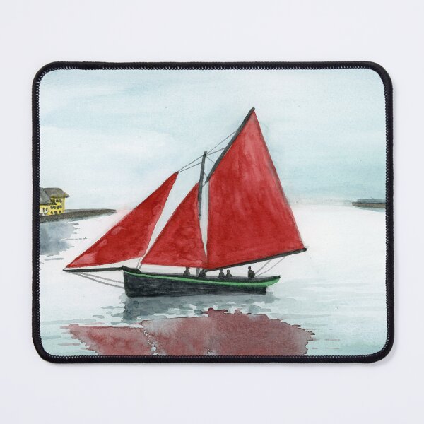 Item preview, Galway Hooker designed and sold by Art-By-Rosalind.