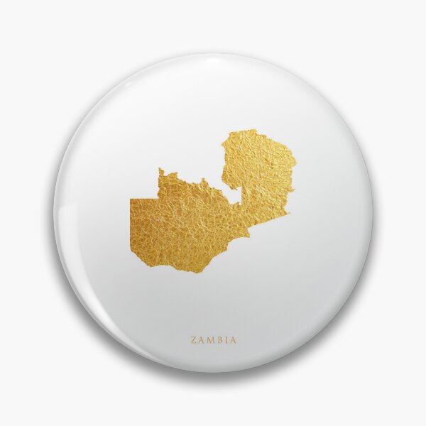 Item preview, Zambia Gold Map designed and sold by ArtPrints.
