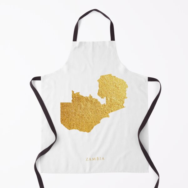 Item preview, Zambia Gold Map designed and sold by ArtPrints.