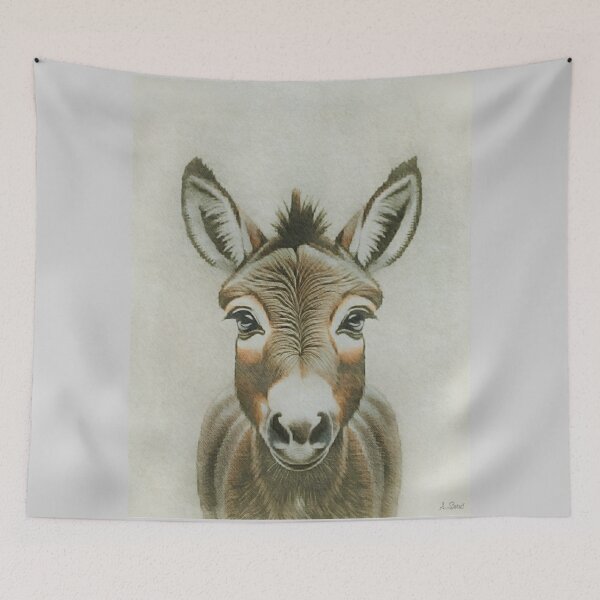 Item preview, Baby Donkey Portrait  designed and sold by Pretty-Bird.