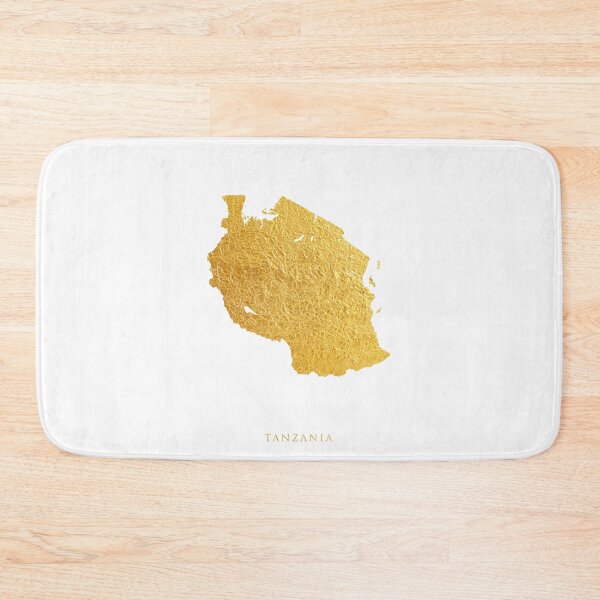 Item preview, Tanzania Gold Map designed and sold by ArtPrints.