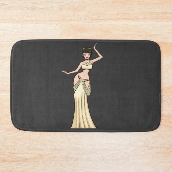 Item preview, Retro Styled Pin-Up Girl Belly Dancer T-Shirt designed and sold by johnmgr21.