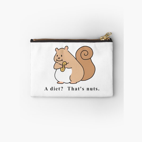 Item preview, Cute Kawaii Fat Chubby Squirrel with Peanut Meme Joke Funny Art Animal   designed and sold by Marinaaa010.