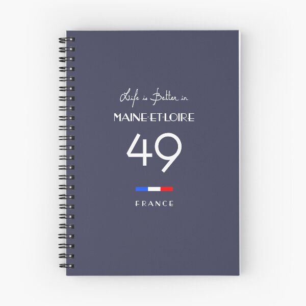 Item preview, Life is better in MAINE-ET-LOIRE Number 49 Anjou France designed and sold by frenchsalsa.