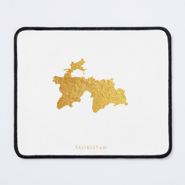 Item preview, Tajikistan Gold Map designed and sold by ArtPrints.