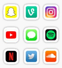 App logo sticker pack Sticker