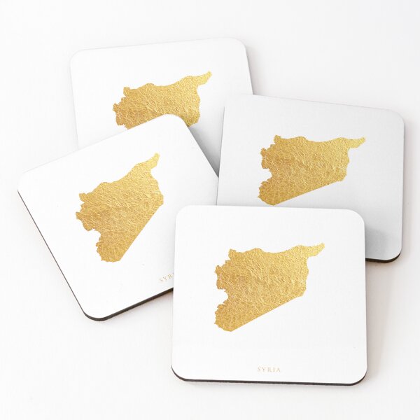 Item preview, Syria Gold Map designed and sold by ArtPrints.
