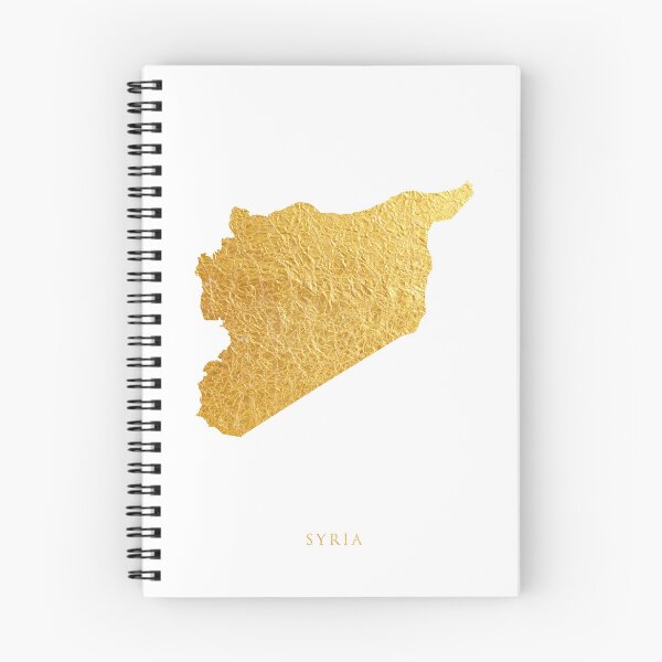 Item preview, Syria Gold Map designed and sold by ArtPrints.