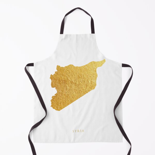 Item preview, Syria Gold Map designed and sold by ArtPrints.