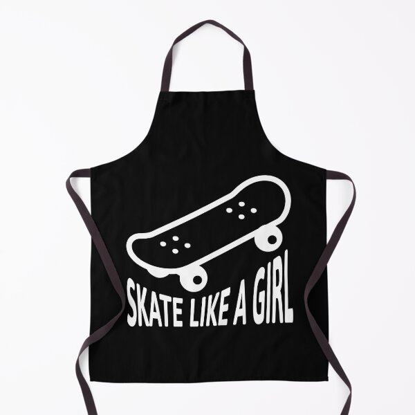 Item preview, Skate Like A Girl! Girl Skateboard Black And White designed and sold by PMCreative.