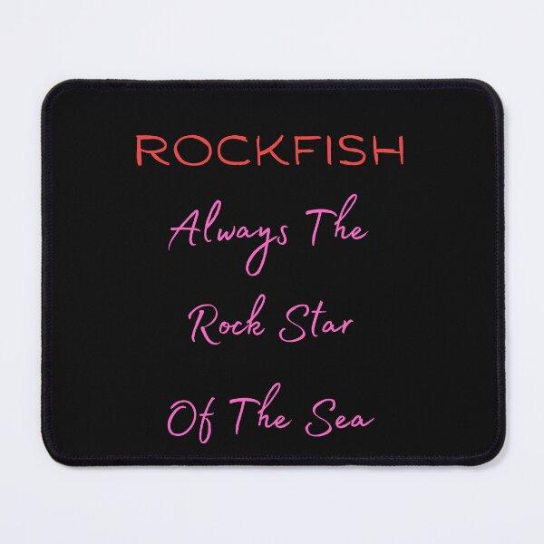 Item preview, ROCKFISH Always The Rock Star Of The Sea || ROCKFISH designed and sold by GlamfulDesign.