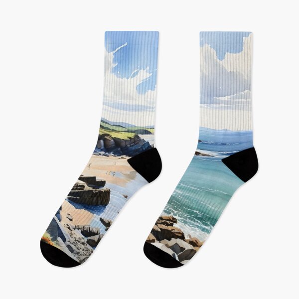Item preview, Tranquil Beauty: Anglesey Beach in Wales designed and sold by LSVart.