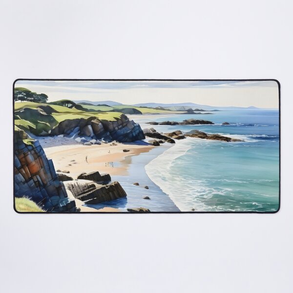 Item preview, Tranquil Beauty: Anglesey Beach in Wales designed and sold by LSVart.