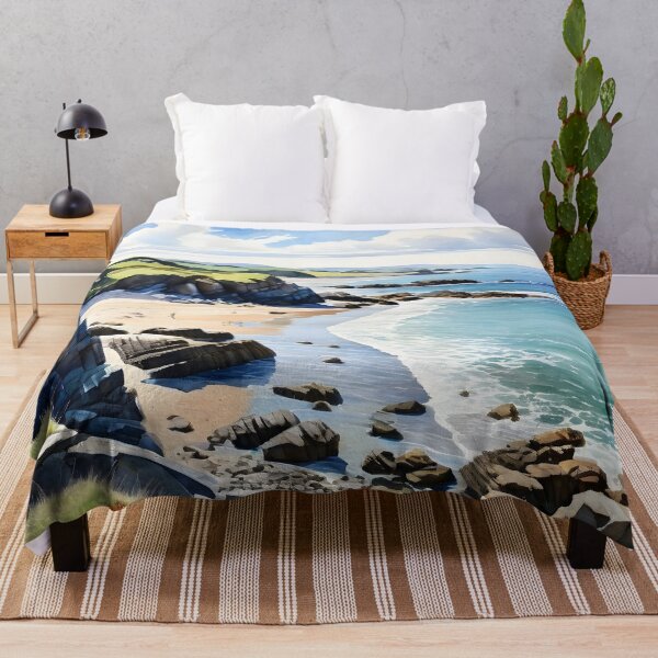 Item preview, Tranquil Beauty: Anglesey Beach in Wales designed and sold by LSVart.