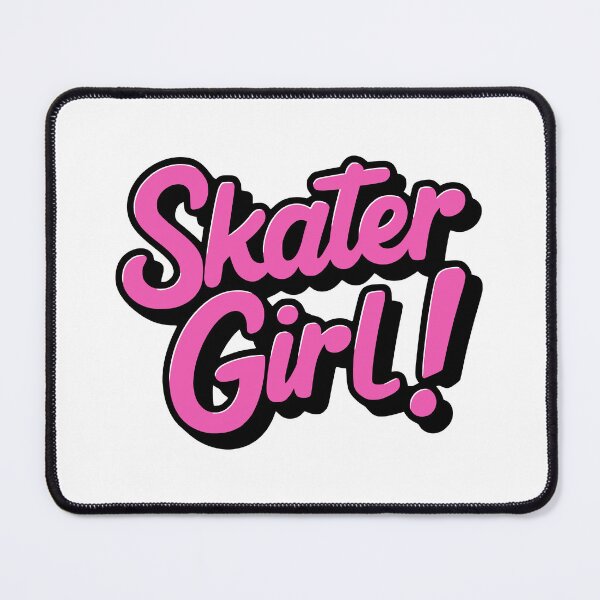 Item preview, Skater Girl! Pink Girl Skateboard designed and sold by PMCreative.