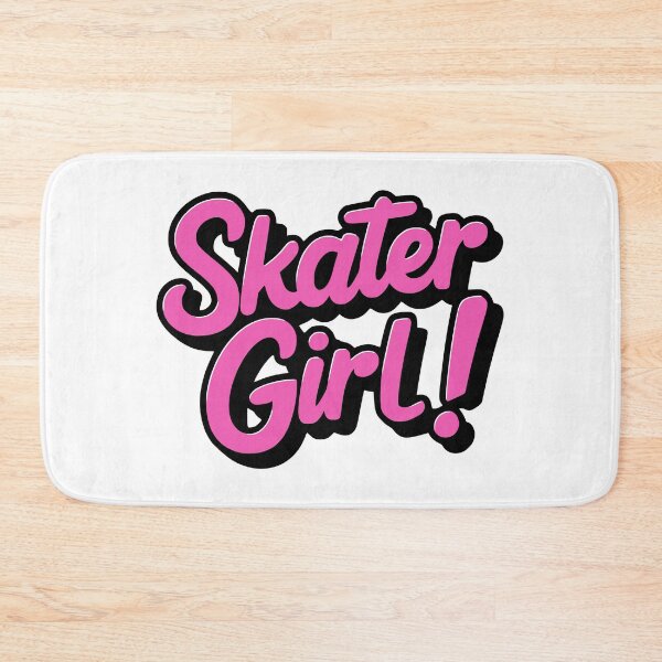 Item preview, Skater Girl! Pink Girl Skateboard designed and sold by PMCreative.