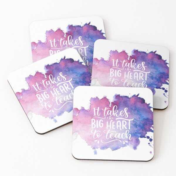 Item preview, It takes big heart to teach designed and sold by Feather Art Shop.