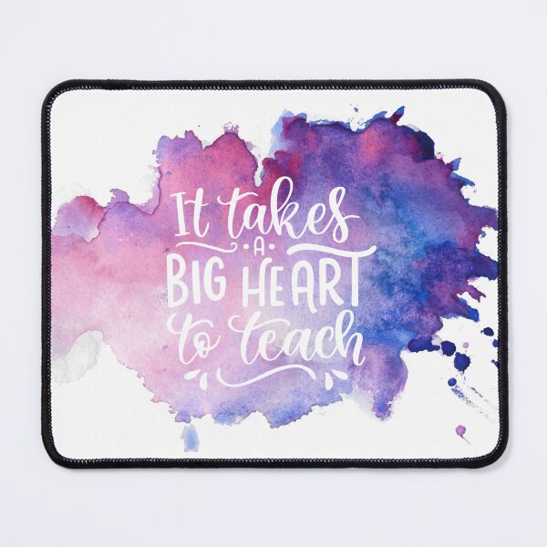 Item preview, It takes big heart to teach designed and sold by Feather Art Shop.