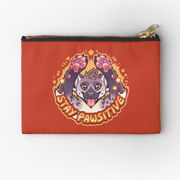 Item preview, Spotted Hyena - STAY PAWSITIVE designed and sold by Mr.Lemur.