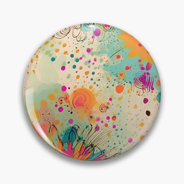 Item preview, Vibrant Floral Retro Psychedelic Pattern designed and sold by bubblegoth.