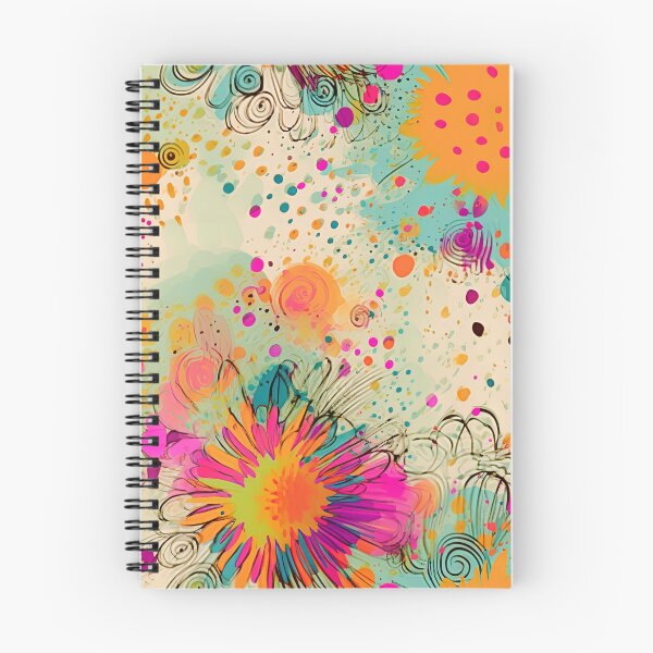Item preview, Vibrant Floral Retro Psychedelic Pattern designed and sold by bubblegoth.