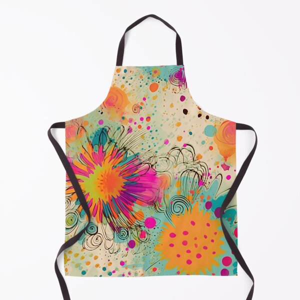 Item preview, Vibrant Floral Retro Psychedelic Pattern designed and sold by bubblegoth.