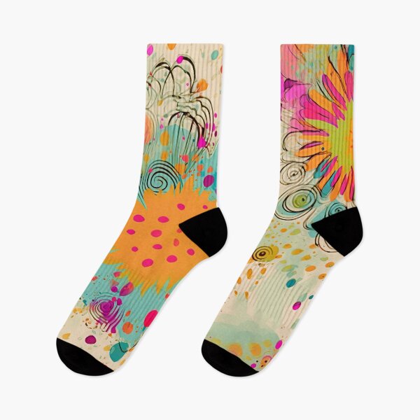 Item preview, Vibrant Floral Retro Psychedelic Pattern designed and sold by bubblegoth.