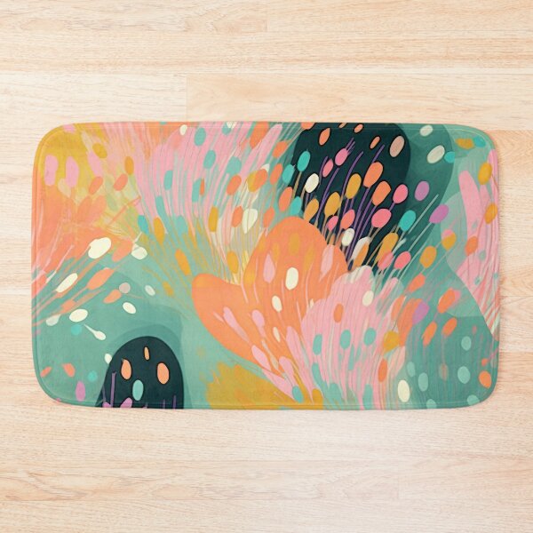 Item preview, Colorful Abstract Whimsical Floral Pattern designed and sold by bubblegoth.