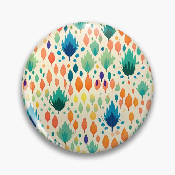 Item preview, Vibrant Abstract Floral Pattern designed and sold by bubblegoth.