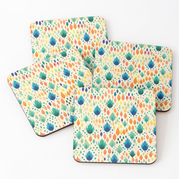 Item preview, Vibrant Abstract Floral Pattern designed and sold by bubblegoth.